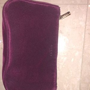Gucci makeup bag